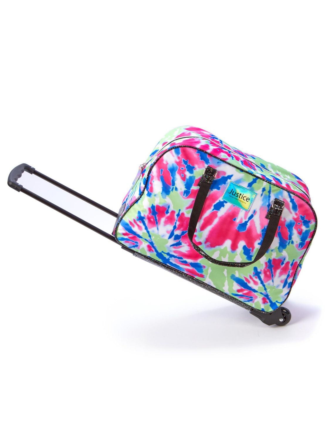 JUSTICE™ BRAND GIRLS BURST TIE DYE ROLLING DUFFEL, ROLLING DUFFEL