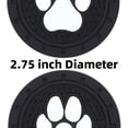 thumbnail image 3 of iSaddle Dog Paw Car Cup Holders Insert Coaster Automotive Interior Accessories - Universal Vehicle Cup Coaster 5mm Thick Silicone Anti Slip Cup Mat for All Cars Boats Golf Cart (2.75" Diameter, 2PCS), 3 of 6