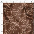 thumbnail image 2 of Soimoi Brown Fabric - By the Yard - 42 Inch Wide - Ikat Fabric - Elegant and Traditional Patterns for Stylish Creations Printed Fabric, 2 of 6