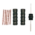 thumbnail image 2 of Kit de reparación de neumáticos sin cámara para coche, herramienta de reparación de pinchazos y neumáticos de motocicleta negro, 2 of 9