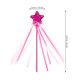 thumbnail image 4 of Baby Girl Glitter Star Wands Wands Angel Wands palos con accesorios de cintas, 4 of 7