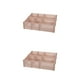 thumbnail image 2 of Monstrate DIY divisores de cajones ajustables sistema de organización de cajones combinación libre divisores de cajones elegante rosa 3 rosa elegante 3 piezas/juego 2Conjunto, 2 of 6