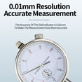 thumbnail image 4 of Dial Indicator Gauges Micrometer Dial Gauge Dial Indicator Magnetic Holder Clock Indicator Magnetic Stand Measuring Instruments ,Accurate Readings, 4 of 7