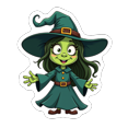 thumbnail image 6 of cartoon Witch Theme Stickers, Waterproof Witch Theme Sticker for Water Bottle Laptop Phone Cases Planner Skateboard Luggage Helmet Party Favor Decor, Ideal for Adults Teens Teacher Rewards, 6 of 9