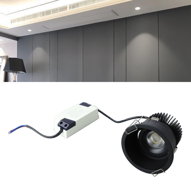Foco LED Empotrado, Foco Integrado 10W 100 A 265V Cilindro Profundo Antideslumbrante Para Hotel Para Tuya