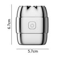 thumbnail image 3 of Afeitadora de doble cabezal mejorada, mini afeitadora USB, lavable, recargable, resistente al agua, compacta, plegable, 3 of 6