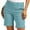 Light Blue B09, variant on TQWQT Bermuda Shorts for Women Dressy Casual Chino Shorts 6'' High Waisted Dress Shorts Trendy Summer Trouser Shorts with Pockets Black XXL