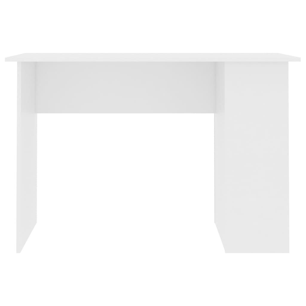 Lowestbest White Computer Desk, Small Study Writing Desk with Two Storage Shelves Lowestbest White Computer Desk, Small Study Writing Desk with Two Storage Shelves