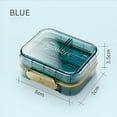 thumbnail image 5 of Mosey Portable Pill Box Moisture Dust Proof Secure Closure Eco-friendly Long Lifespan Mini Dispenser for Travel, 5 of 7