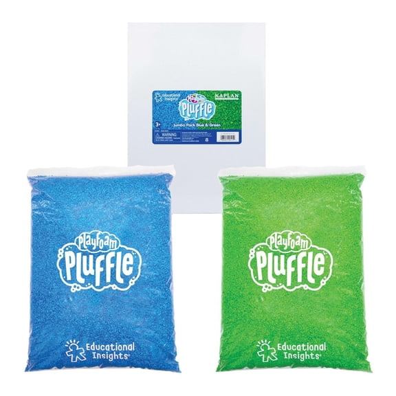 Educational Insights Playfoam Pluffle™ Jumbo Pack - Green and Blue