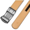 thumbnail image 2 of BOSTANTEN Mens Belt Leather Ratchet Dress Belt with Sliding Adjustable Buckle, Trim to Fit, 2 of 14