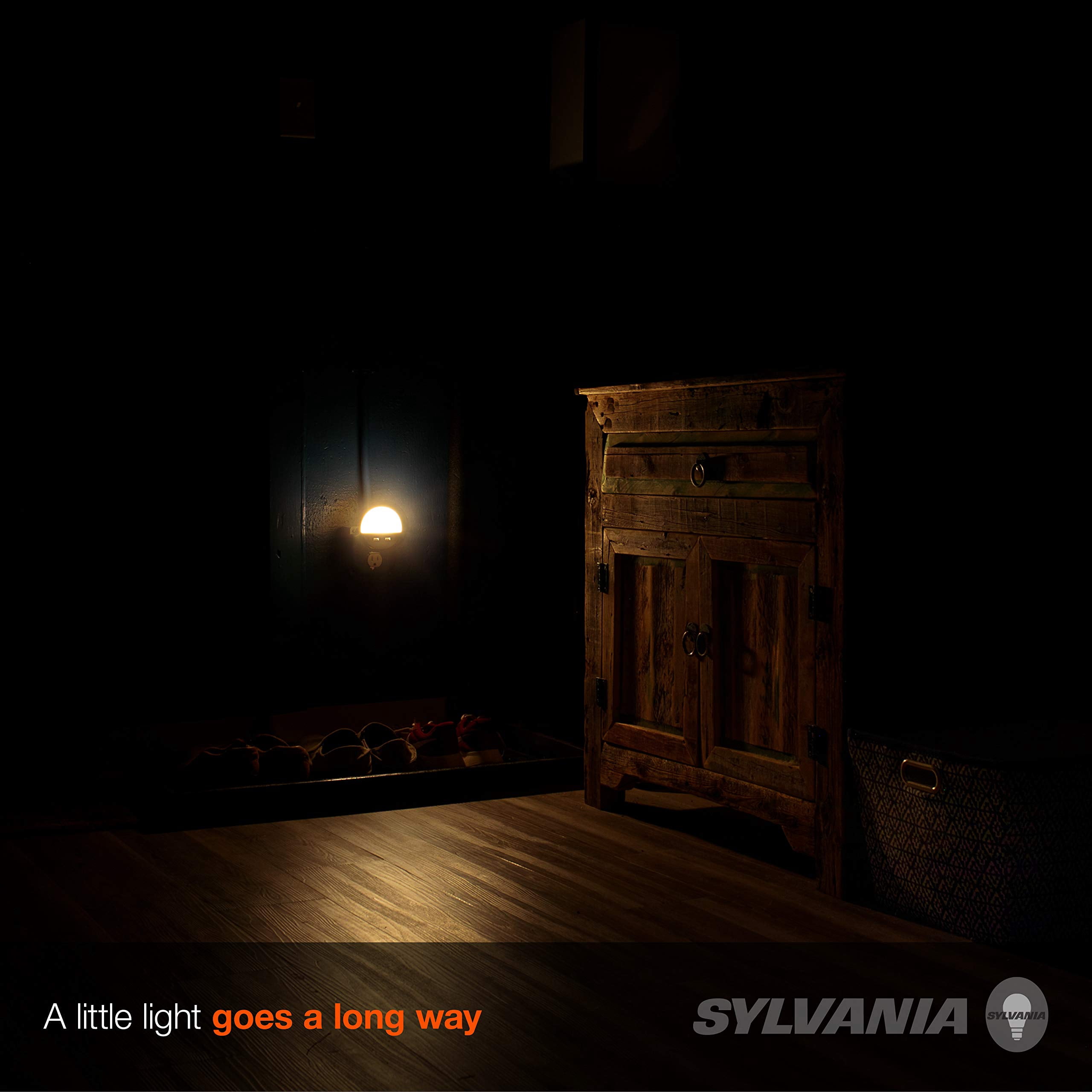 (5 pack) SYLVANIA LED Night Light with Dual USB Ports, Automatic Dusk to Dawn sensor, plug-in LED NightLight