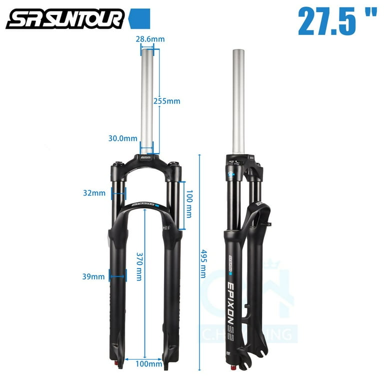 SR SUNTOUR EPIXON MTB Air Suspension Fork Straight and Tapered Shoulder and Remote Control 27.5 29 Inches Walmart