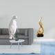 thumbnail image 2 of Escultura de pingüino,Escultura de pingüino para decoración nórdica del hogar,Escultura abstracta de fuego,Estatua de arte abstracto,adorno decorativo para el hogar,Escultura de fuego, 2 of 8
