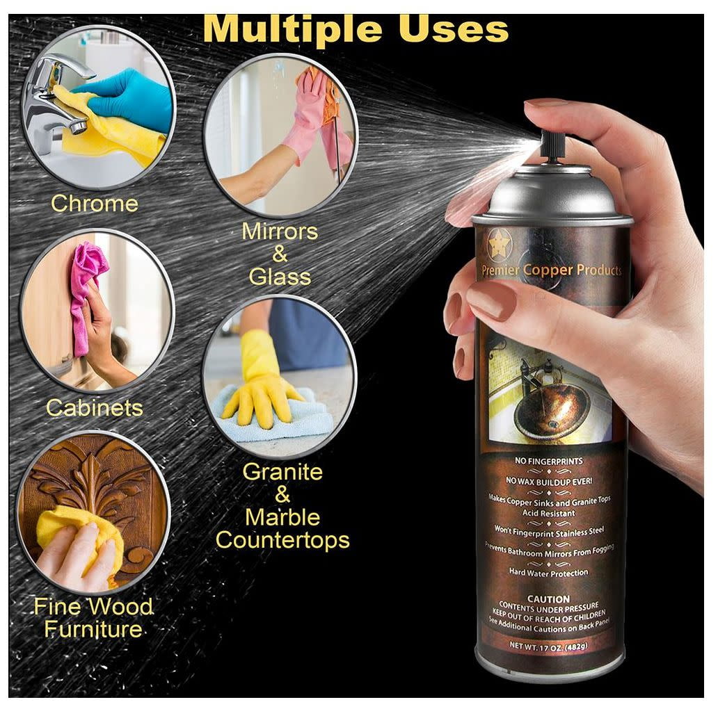 Premier Copper Products Multi-Purpose Wax Cleaner for Copper Sink