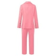 thumbnail image 6 of Breezora Women's Long Sleeve Cardigan and Pants Suit Set Office Work Professional Outfit Elegant Two Piece Business Casual Wear M Size Pink, 6 of 8
