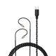 thumbnail image 1 of Cable mejorado Irfora JCALLY LT4C100 4 hebras 5N Pureza sin oxígeno Cobre plateado Cable de actualización para auriculares Cable de tres botones para auriculares (Conector MMCX) Irfora Cable mejorado, 1 of 7