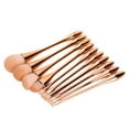 thumbnail image 1 of Juego de 10 brochas de maquillaje ANGGREK kit de brochas cosméticas sombra de ojos corrector colorete brocha para polvo facial, 1 of 8