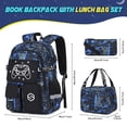 thumbnail image 2 of Mochila Scothen Cool Luminous School con bolsa de almuerzo y estuche para lápices, 2 of 8