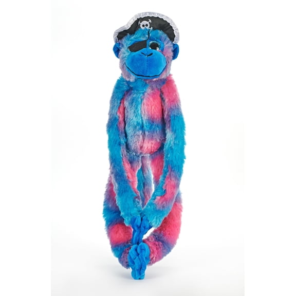 The Petting Zoo Pirate Monkey Stuffed Animals, Plush Toys for Girls and Boys, Tie Dye -20 inch (Blue)