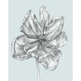 thumbnail image 2 of Goldberger, Jennifer 26x32 White Modern Wood Framed Museum Art Print Titled - Silvery Blue Tulips IV, 2 of 4