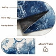 thumbnail image 6 of 3'x5' Area Rugs, Blue Jellyfish Coastal Indoor Outdoor Area Rug for Living Room Bedroom, Nautical Octopus Summer Ocean Washable Bathroom Rugs Kitchen Floor Carpet Mats Home Decor Aesthetic, 6 of 8