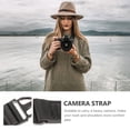thumbnail image 3 of Raindrops Camera Belt Black PU 1Pack Adjustable Length For Photographers, 3 of 6