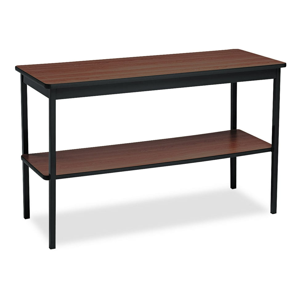 Barricks Utility Table With Bottom Shelf, Rectangular, 48w X 18d X 30h ...