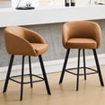 thumbnail image 5 of Taburetes de bar FIRAVOE de 26 cm de altura giratoria con respaldo, 2 unidades, 5 of 5