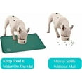 thumbnail image 7 of Juqiboom Silicone Waterproof Dog Cat Pet Feeding Mats, Non Slip, Easy Clean Pet Dog Cat Bowl Mats Placemat 18.5" x 11.5", 7 of 7