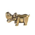 thumbnail image 1 of yuksok Brass Hippo Statue Crafts Animal Figurine for Tabletop Living Room Bookshelf, 1 of 9