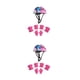 thumbnail image 2 of Bearachild Casco con ruedas para niños, equipo de protección deportivo ajustable para niños pequeños, rodillera, codera, protectores, patinete Flor rosa 2piezas, 2 of 6