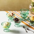 thumbnail image 4 of Juego de 6 cuencos de postre Kmwares con forma de tulipán con forma de tulipán, 150 ml, color verde, 4 of 6
