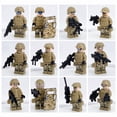 thumbnail image 3 of Set de 12 Figuras de Soldados de Fuerzas Especiales – Mini Figuras de Bloques de Construcción de 12.12 cm con Accesorios y Armas, Juguetes para Decorar Pasteles y Regalos para Niños y Coleccionistas, 3 of 5
