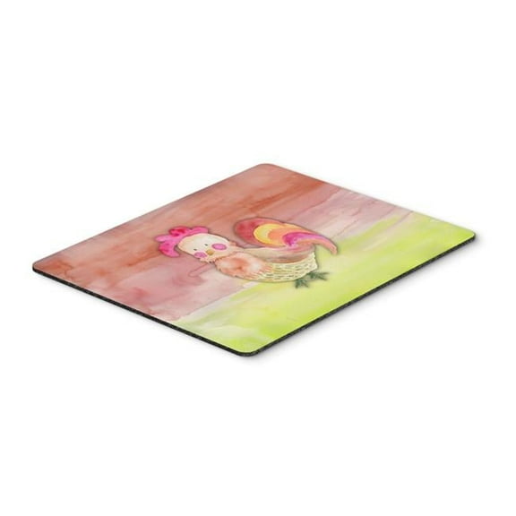 Rooster Watercolor Mouse Pad, Hot Pad or Trivet