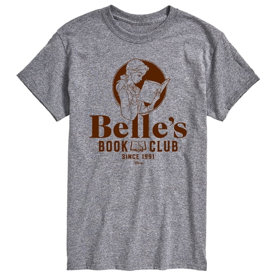 Disney Princess - Belle's Book Club - Men's Short Sleeve Graphic T-Shirt