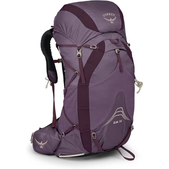Osprey Eja 38L Sac à Dos de Randonnée Ultraléger pour Femme, Crépuscule Violet, WM/L