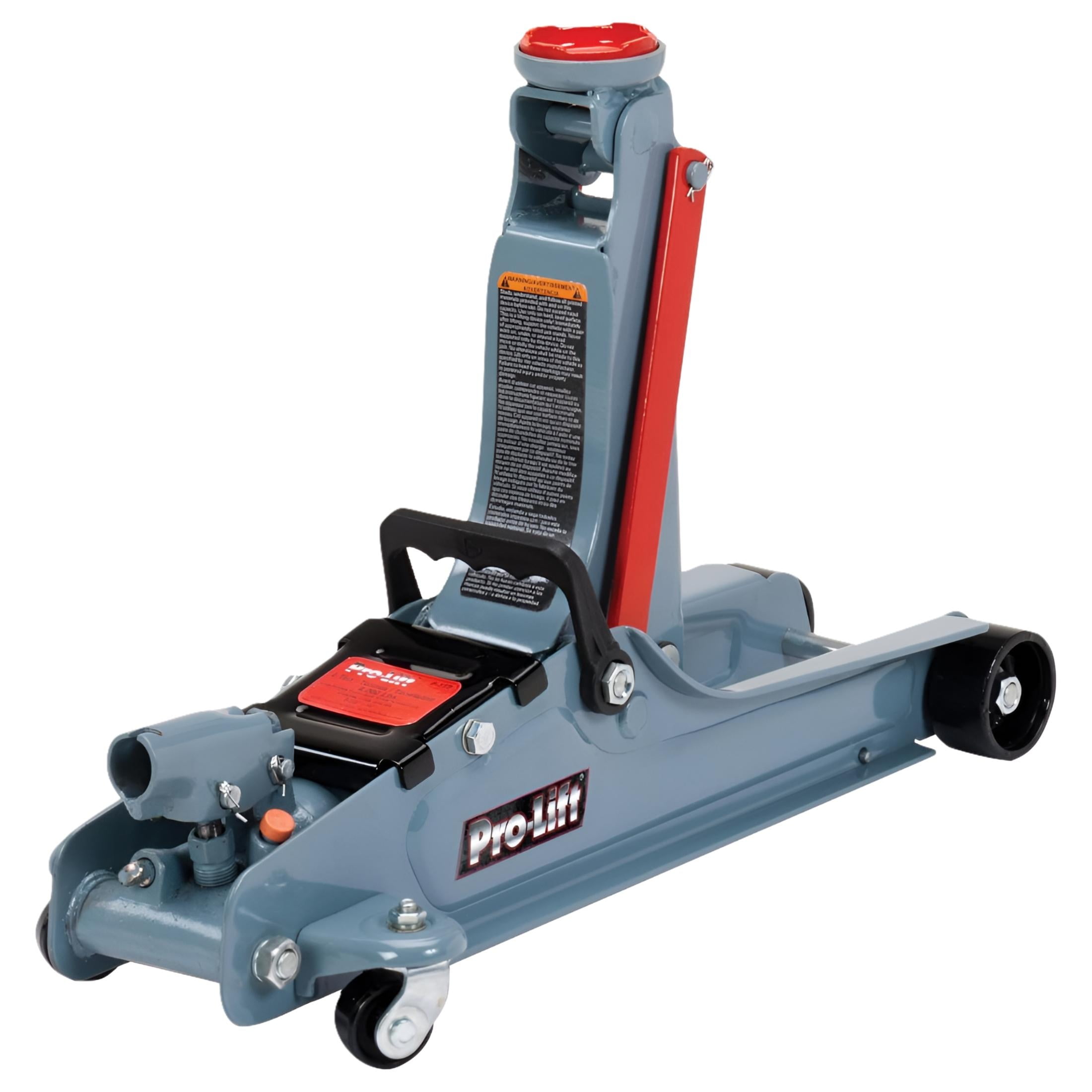 Pro-Lift Durable Steel Low Profile 2 Ton Floor Jack F-767 Grey