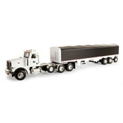 Angle View: Big Farm 1/16 Scale Peterbilt Model 367 with Grain Trailer