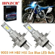 IHNZCB for Yamaha WR250F WR250R WR250X WR400F WR426F WR450F - 2X HS1 9003 H4 HB2 LED Headlights Bulb 55W Ice Blue YTL,Motorcycle Light,Y110