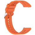 thumbnail image 3 of Silicone Strap for Huami Amazfit Bip 5 GTR 47mm GTR 2 Universal 22mm Stitching Lines Watch Band - Or, 3 of 5