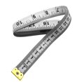 thumbnail image 3 of Kneedarkyear Cinta Métrica Retráctil Suave De 60 Pulgadas, 1,5 A 2,0 Metros, Cinta Métrica De Tela Para Costura Artesanal, Bolsillo Para El Cuerpo (Paquete De 12) (Cinta Métrica Suave De 79 Pulgadas,, 3 of 4