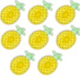 thumbnail image 1 of Paquete de 8 portavasos inflables flotantes para bebidas, flotadores para bebidas, posavasos inflables para fiestas en la piscina (posavasos inflable con forma de piña), 1 of 5