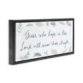 thumbnail image 2 of Stupell Industries Traditional Renew Their Strength Black Floating Frame Canvas Art, 25 x 11, by SD Graphics Studio, 2 of 8