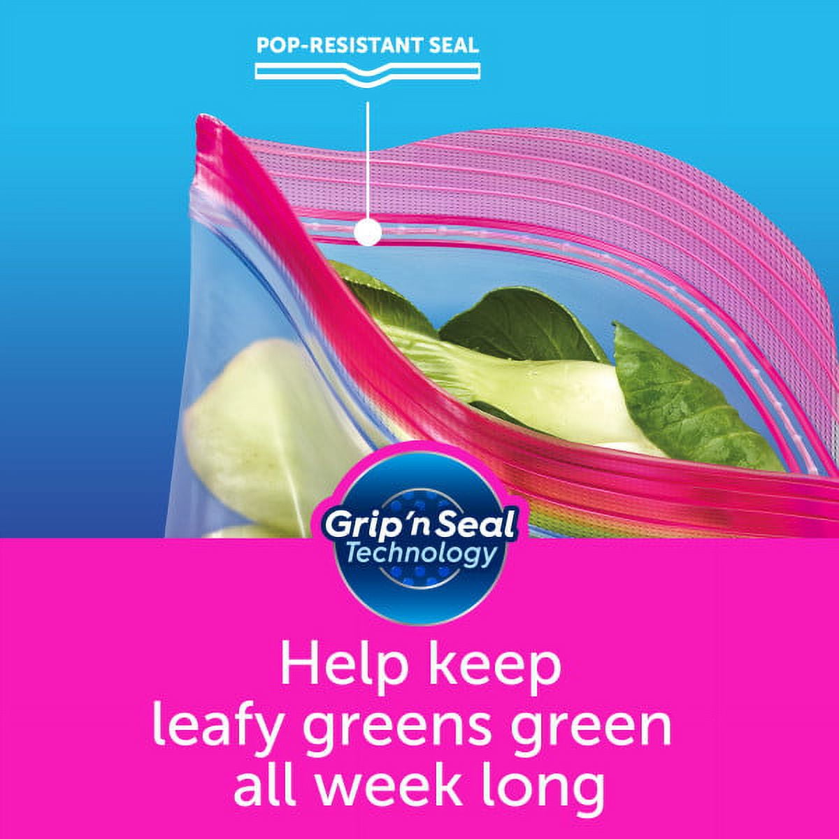 Ziploc® Brand Gallon Storage Bags with Grip 'n Seal™ Technology, 38 ct -  Kroger