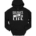 thumbnail image 5 of SPEEDRUN Men's Long Sleeve Printed Hooded T-Shirt - Casual Cotton Hoodie, 5 of 6