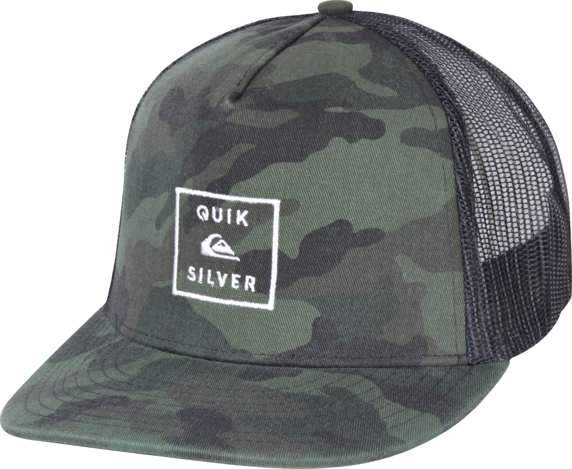 Quiksilver Quiksilver Mens Clipster 5 panel Snapback Trucker Hat