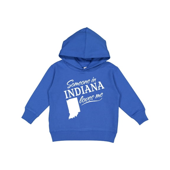 Inktastic Someone in Indiana Loves Me Toddler Hoodie