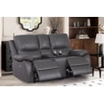 thumbnail image 4 of Charlotte Electric Leather Recliner Sofa, 4 of 8