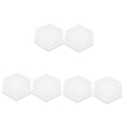 thumbnail image 4 of MLINS 6 PCS  Irregular Oil Painting Frame Acrylic Porch Decorative Drawing Board Canvas Drawing Panel Creative Drawing Board for Student Artists (Hexagon Style White 20cm), 4 of 8